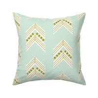 mint gold chevron large