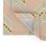 blush gold chevron large