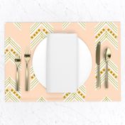 blush gold chevron large