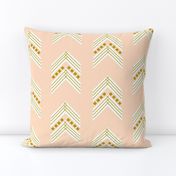 blush gold chevron large