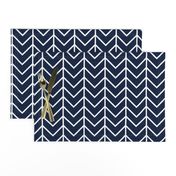 navy chevron