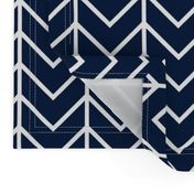 navy chevron