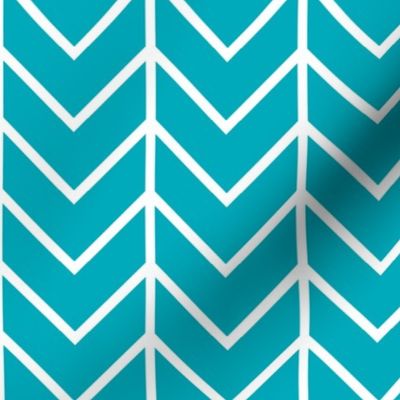 turquoise chevron