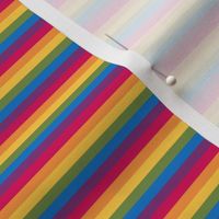 Gay pride small stripe