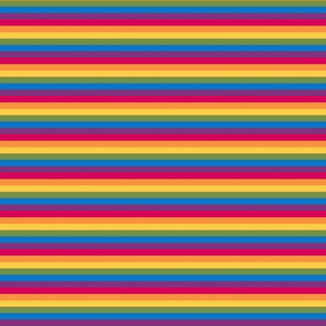 Gay pride small stripe