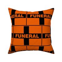 Funeral Flage - Orange