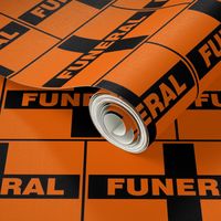 Funeral Flage - Orange