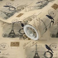 My Travels to Paris Postcard