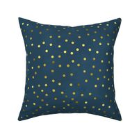 Metallic Dot Namaste Navy