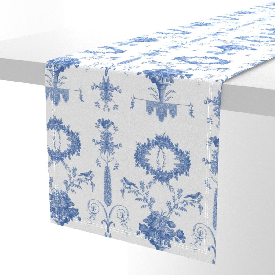 Rococo Garden in Blueberry Blue