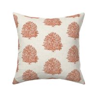 Coral on Linen