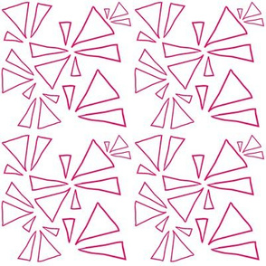 Pink Open Triangles