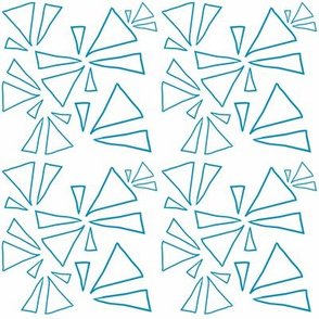 Blue Open Triangles