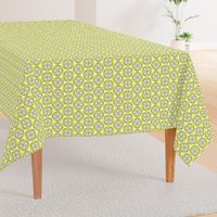 Into Orbit - Midcentury Modern Geometric Dot Green