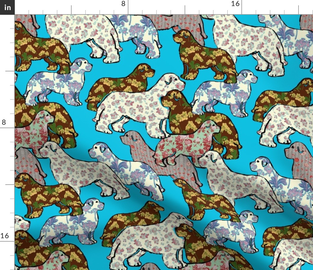 newfy_whimsy_teal fabric