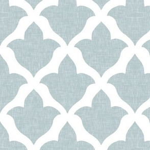 Fleur, in Bird's Egg Blue Linen