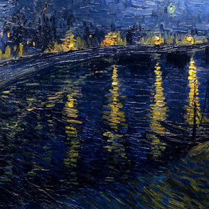 van Gogh - Starry Night Over the Rhone (1888)