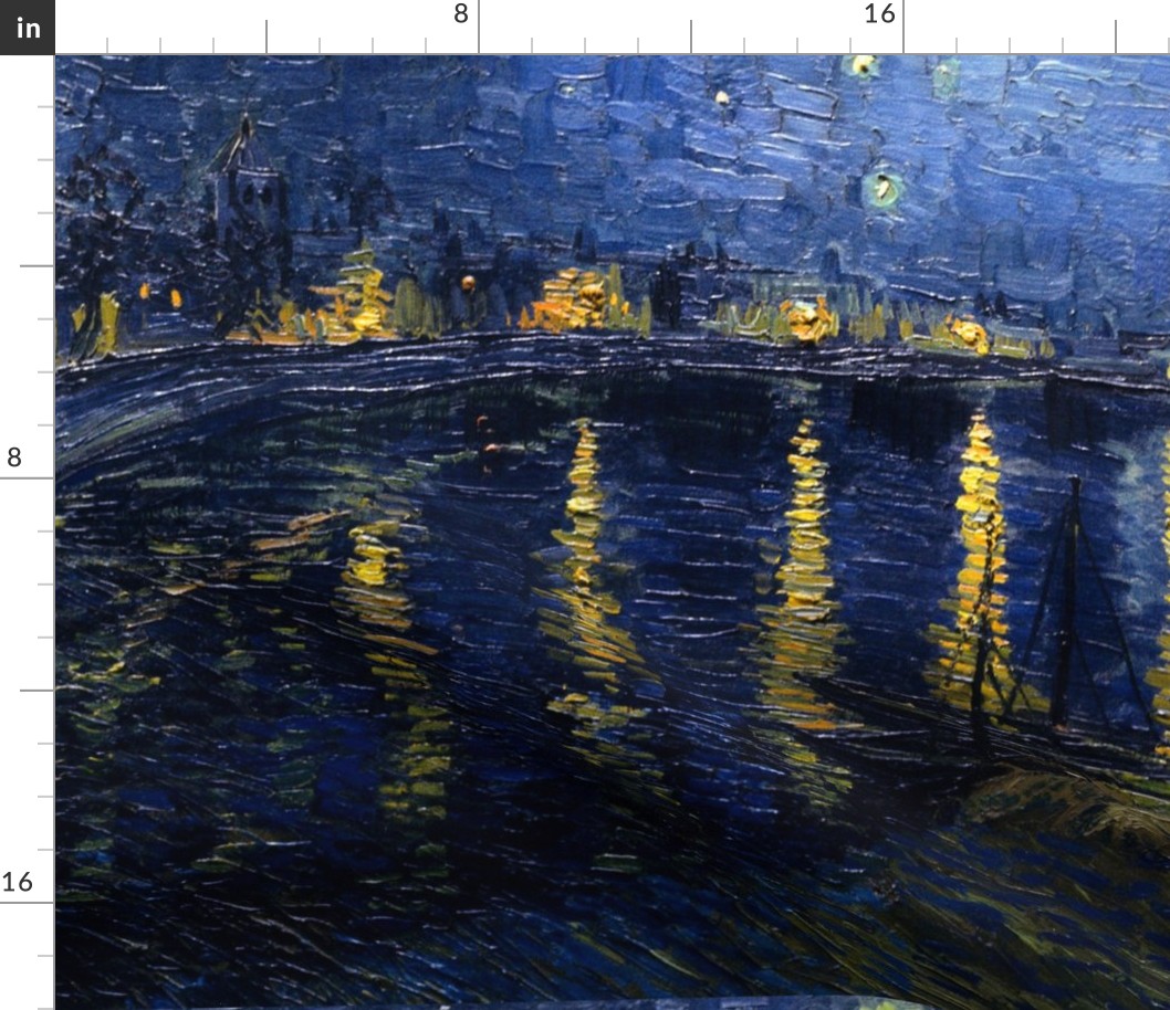 van Gogh - Starry Night Over the Rhone (1888)