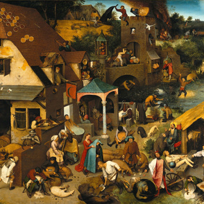 Bruegel - The Dutch Proverbs (1599)