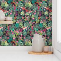 Tropical pattern dark