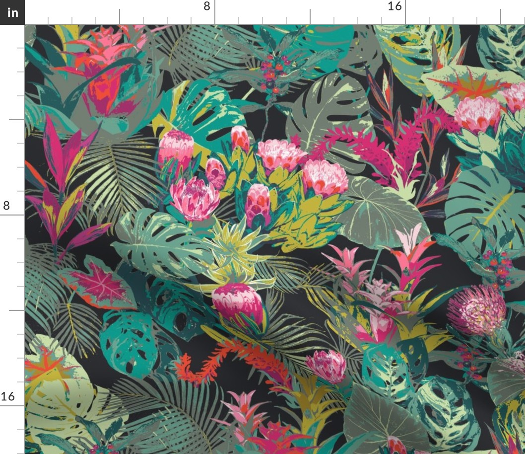 Tropical pattern dark