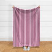 Melody's Zinnias pink and aqua stripe