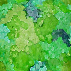Bright Green Abstract
