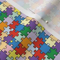 Brightly Colored Jigsaw