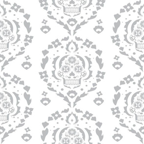 Damask de los Muertos (gray)