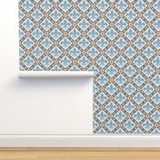 Pale Blue Medieval Repeat