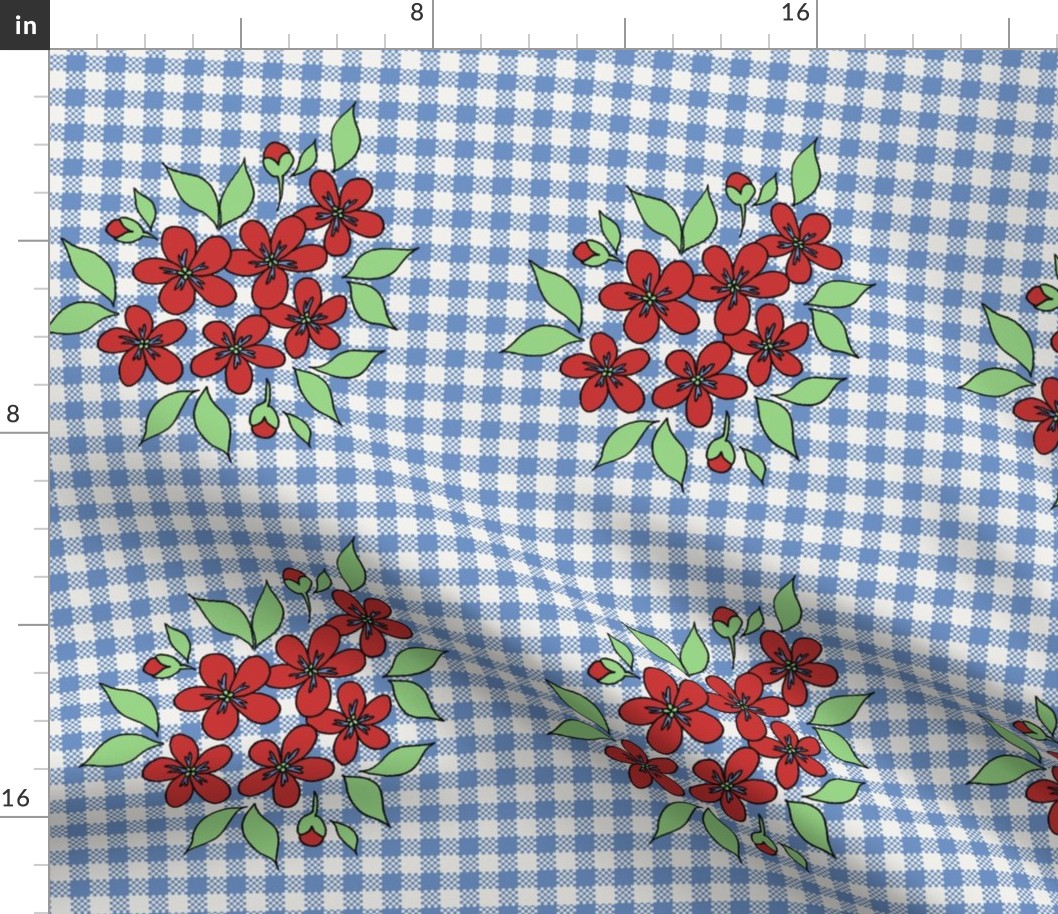 red_flowers_on_blue_gingham