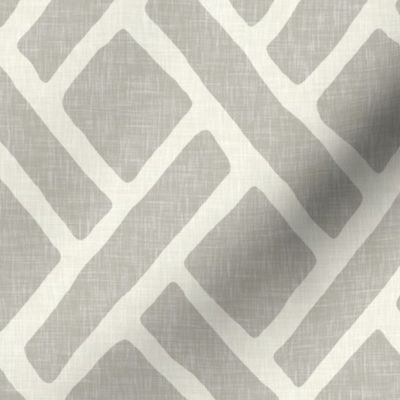 Savannah Trellis in Cashmere Grey