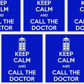 Keep Calm Call the Doctor - panel