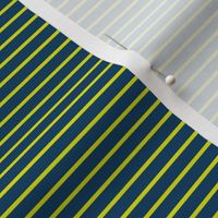 Pin Stripe Yellow n Blue