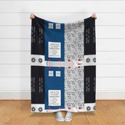 Police Box inspired tote bag