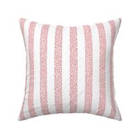 ammonite stripes - strawberry on white