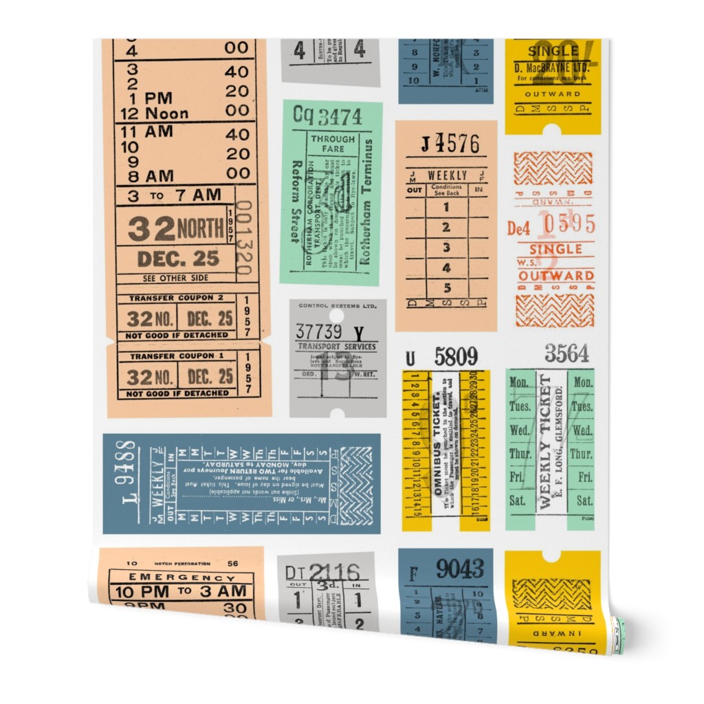Now Taking Tickets! (Maxi) || vintage transit tickets