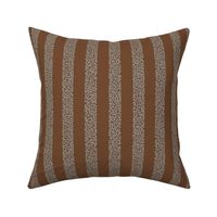 ammonite stripes - summercolors sky blue on brown