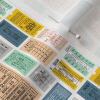 Now Taking Tickets! (Mini) || vintage transit tickets