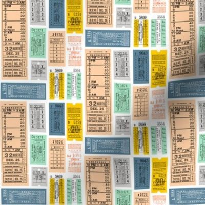 Now Taking Tickets! (Mini) || vintage transit tickets