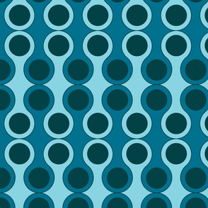 blue circle pattern