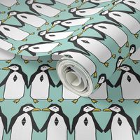 penguins // mint kids nursery baby penguin bird birds winter 