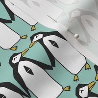 penguins // mint kids nursery baby penguin bird birds winter 