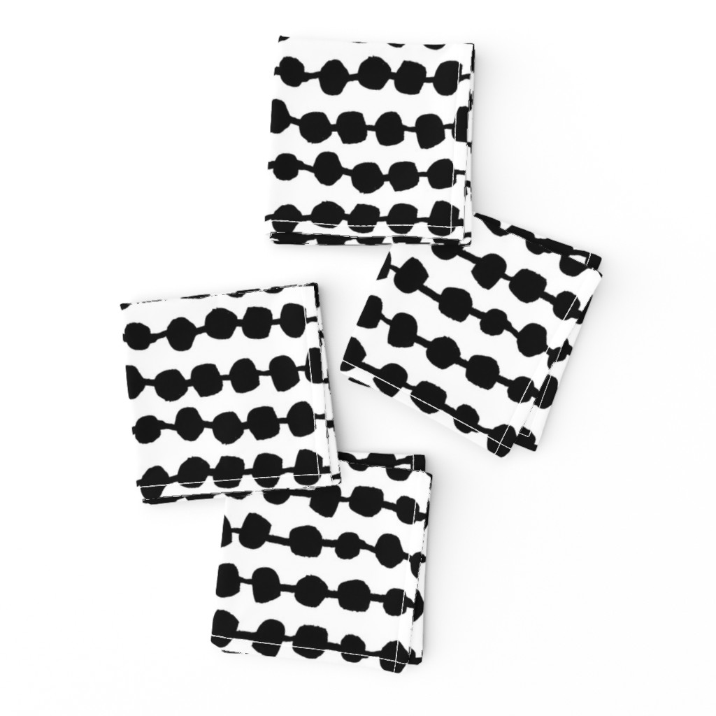 Dots in Rows - Black/White by Andrea Lauren