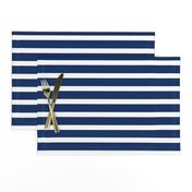 Striped Lines- Navy Blue