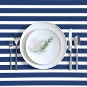 Striped Lines- Navy Blue