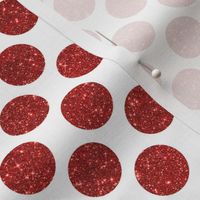 Glitter Dot Red