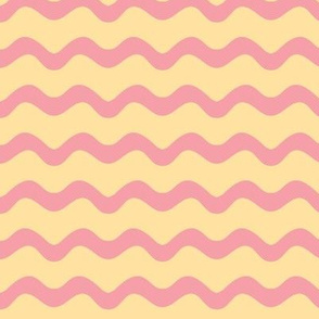 Wiggle Stripe (blush, sunshine)