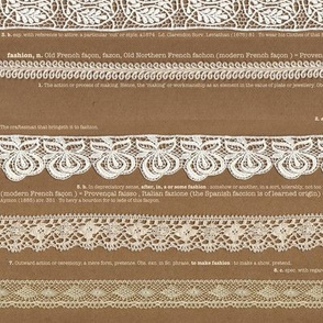 brown paper lace   fashion words