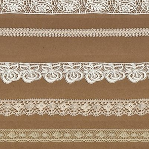 brown paper lace